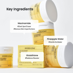 Vita Niacinamide Gel Toner Pads, Dark Spot Correcting