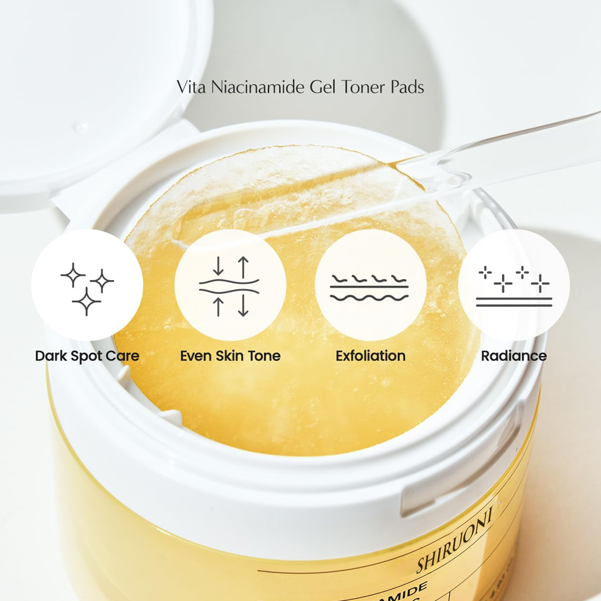 Vita Niacinamide Gel Toner Pads, Dark Spot Correcting