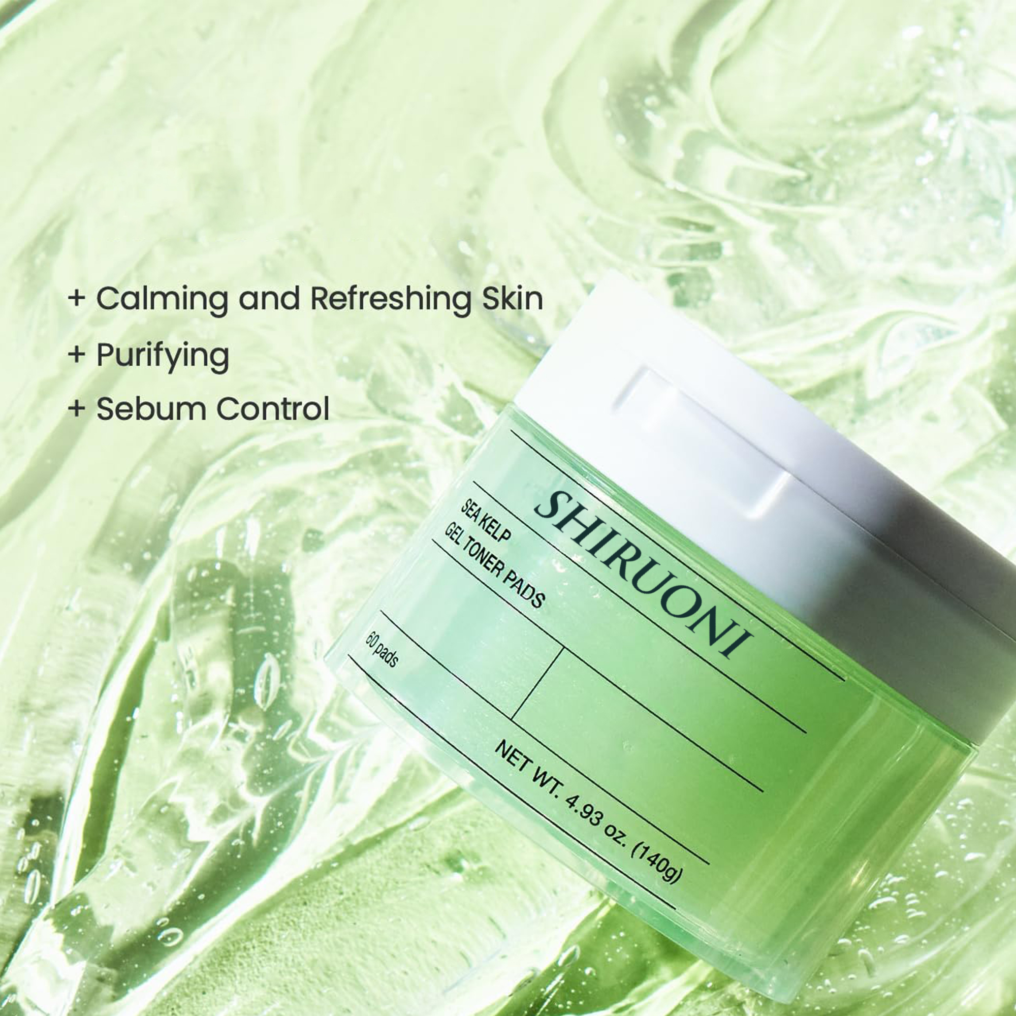 Sea Kelp Gel Toner Pads, Oil Control