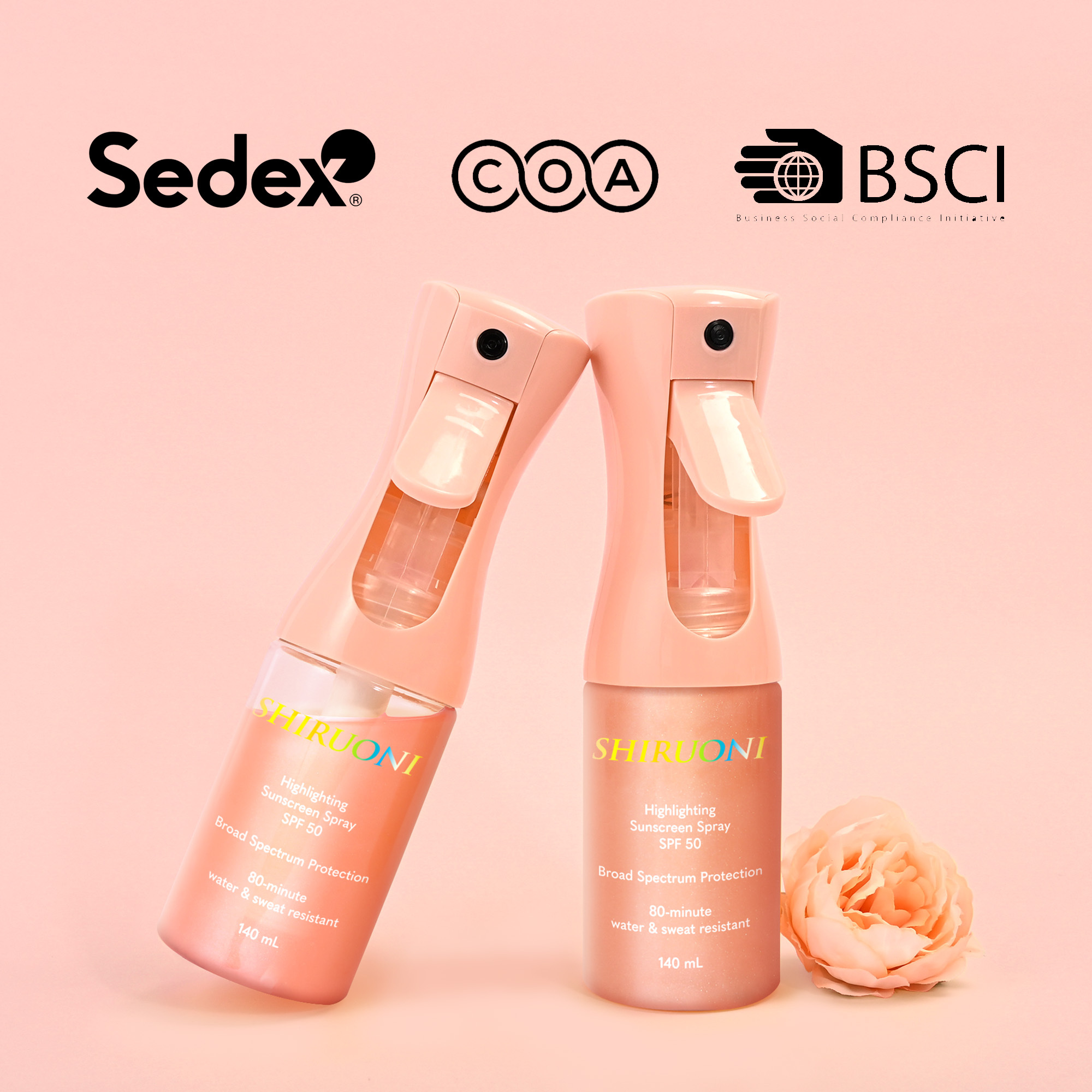 Body Glow Shimmer Sunscreen Spray