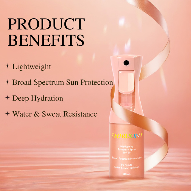 Body Glow Shimmer Sunscreen Spray