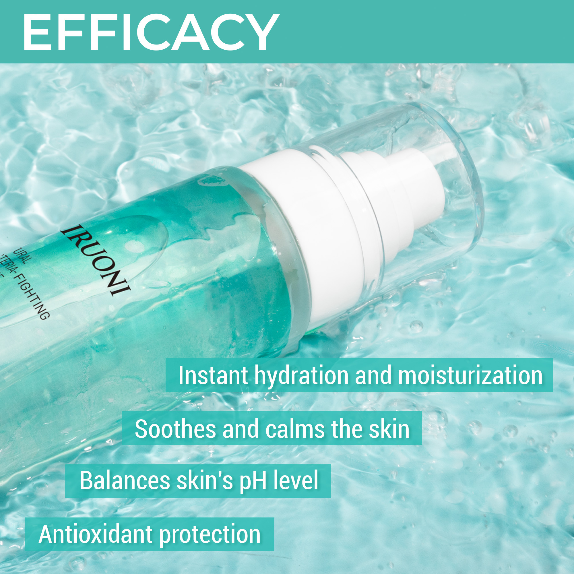 Aloe Toner Facial Mist, Calm & Anti-bacteria