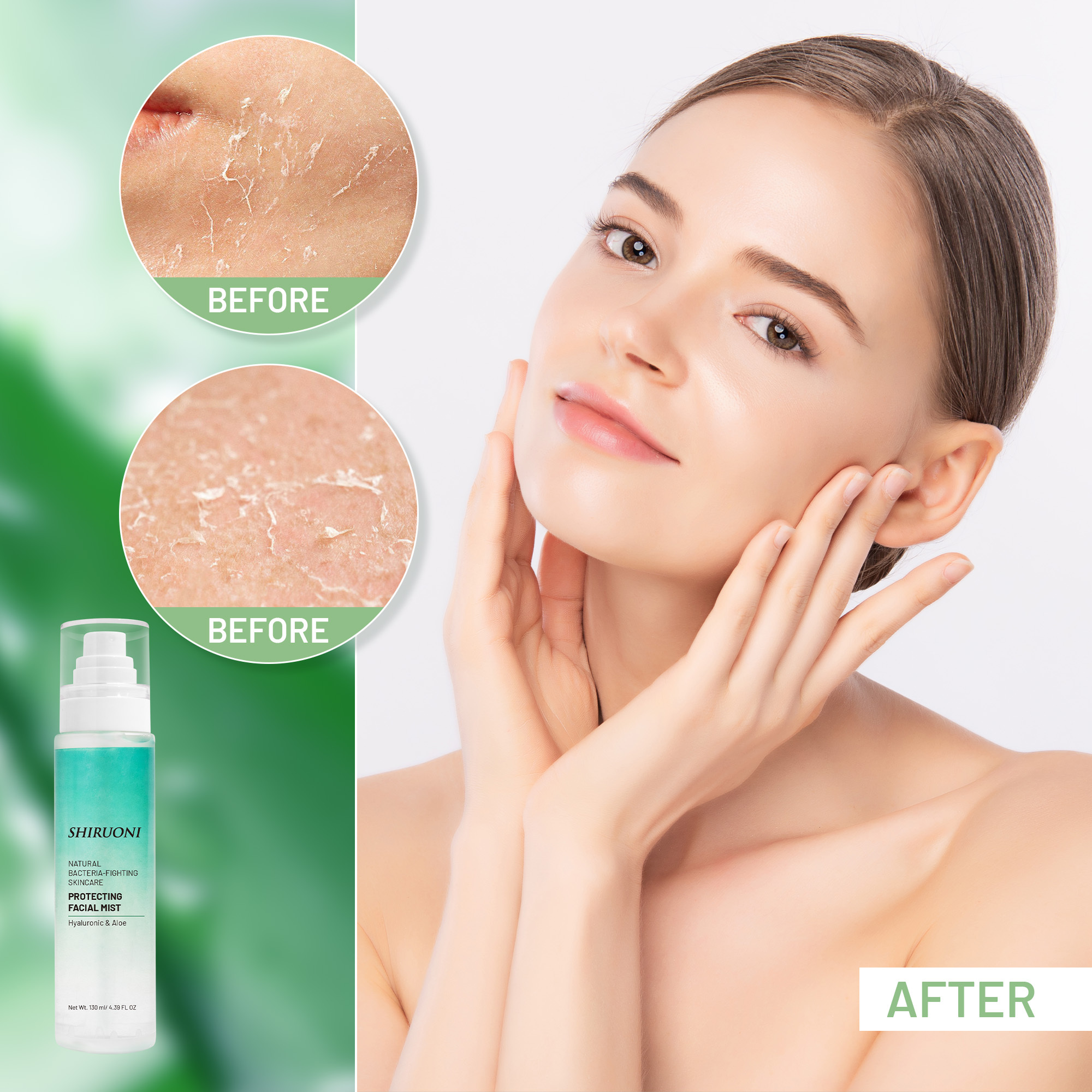 Aloe Toner Facial Mist, Calm & Anti-bacteria