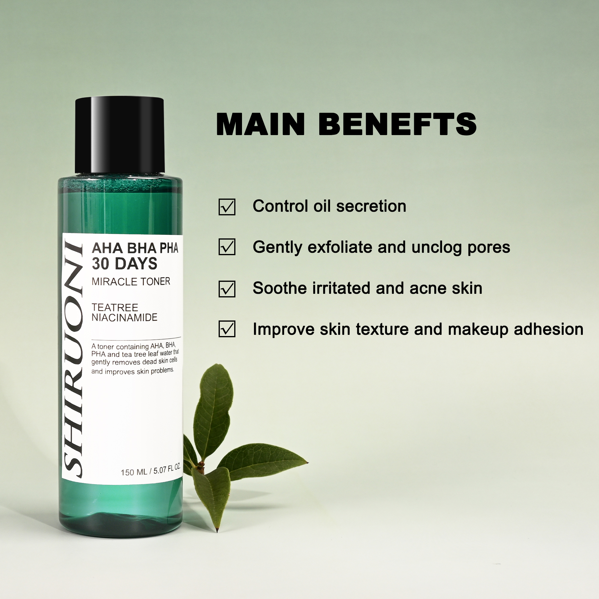 AHA BHA PHA Toner, Gentle exfoliation