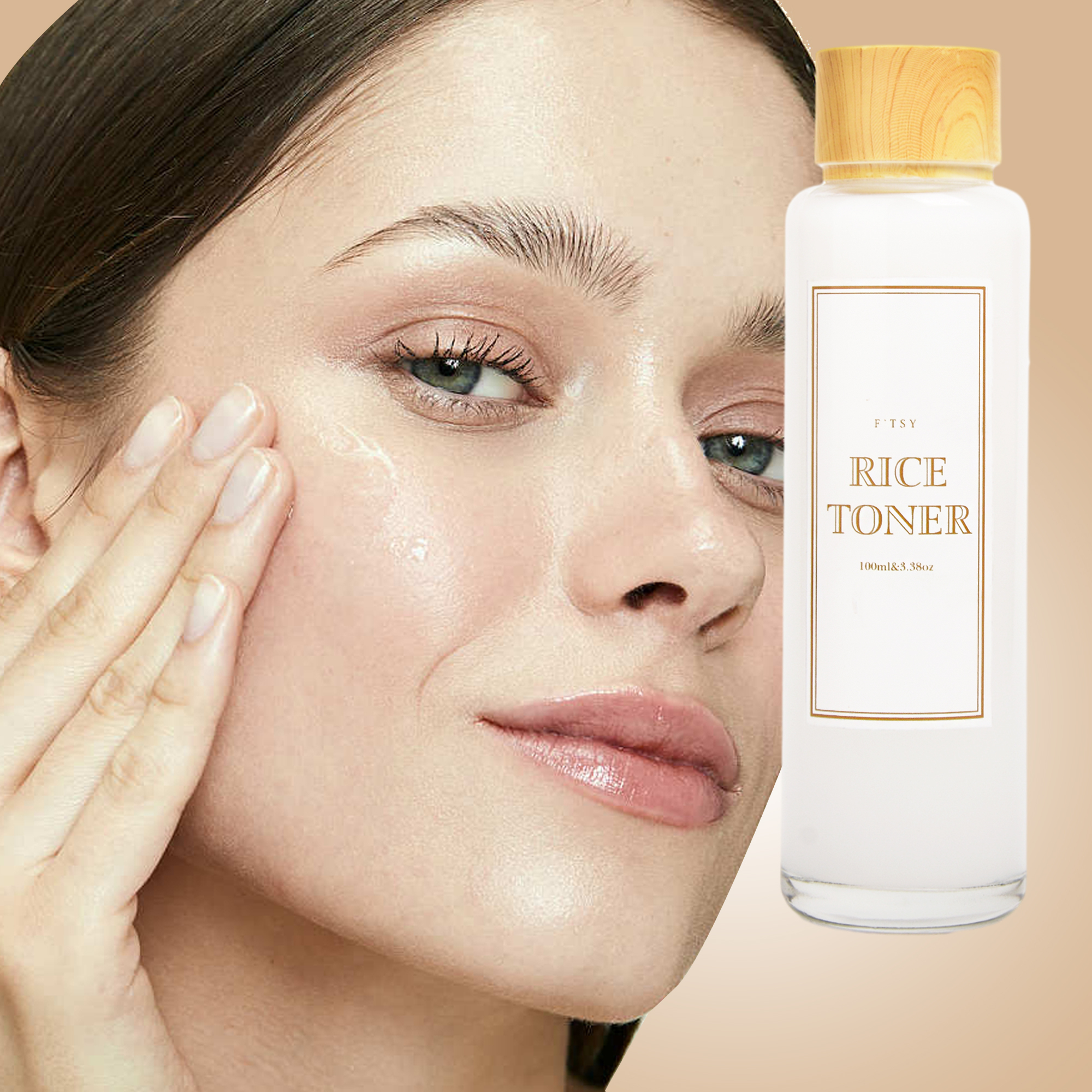 Rice Niacinamide Toner,  Brightening & Moisturizing