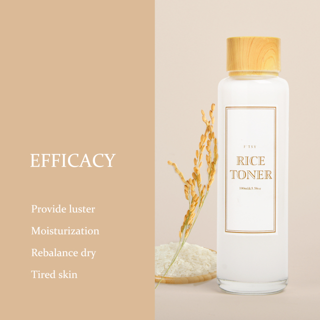 Rice Niacinamide Toner,  Brightening & Moisturizing