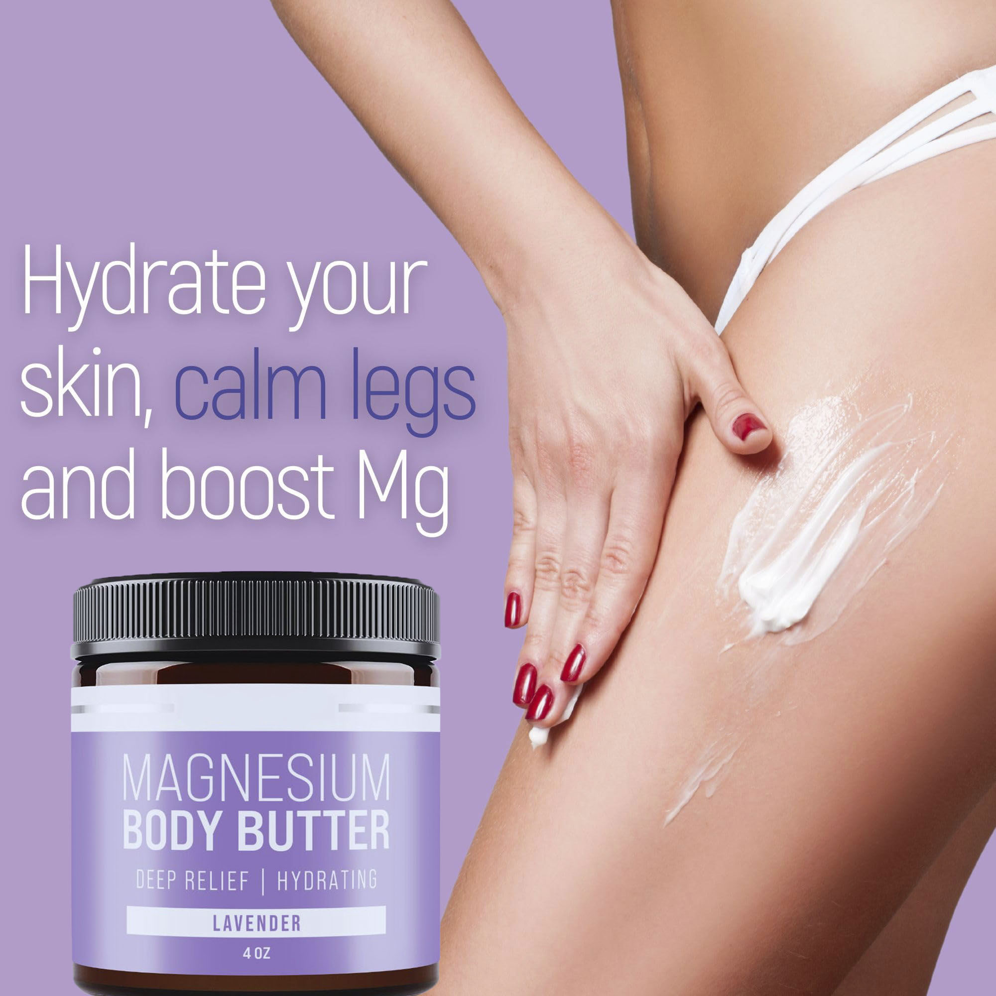 Magnesium Body Butter, Relief & Hydration