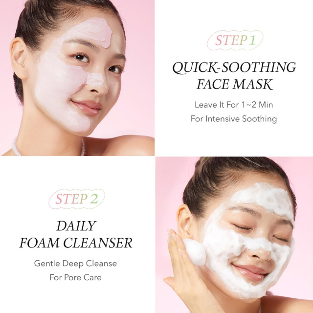 Pink Aloe Mask-to-Foam Cleanser