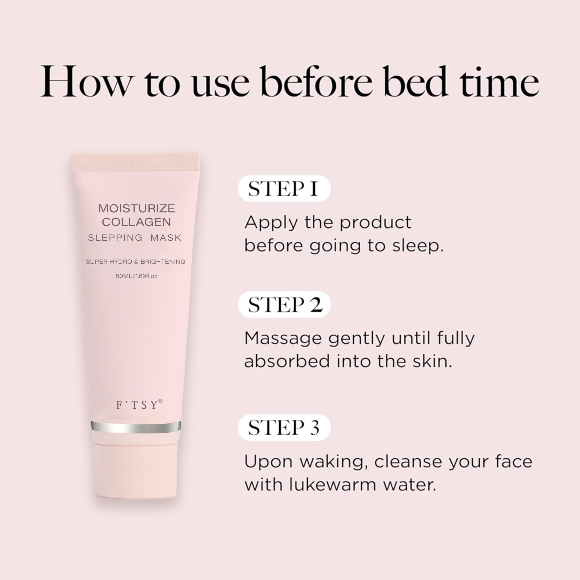 Collagen Sleeping Mask, Moisturize