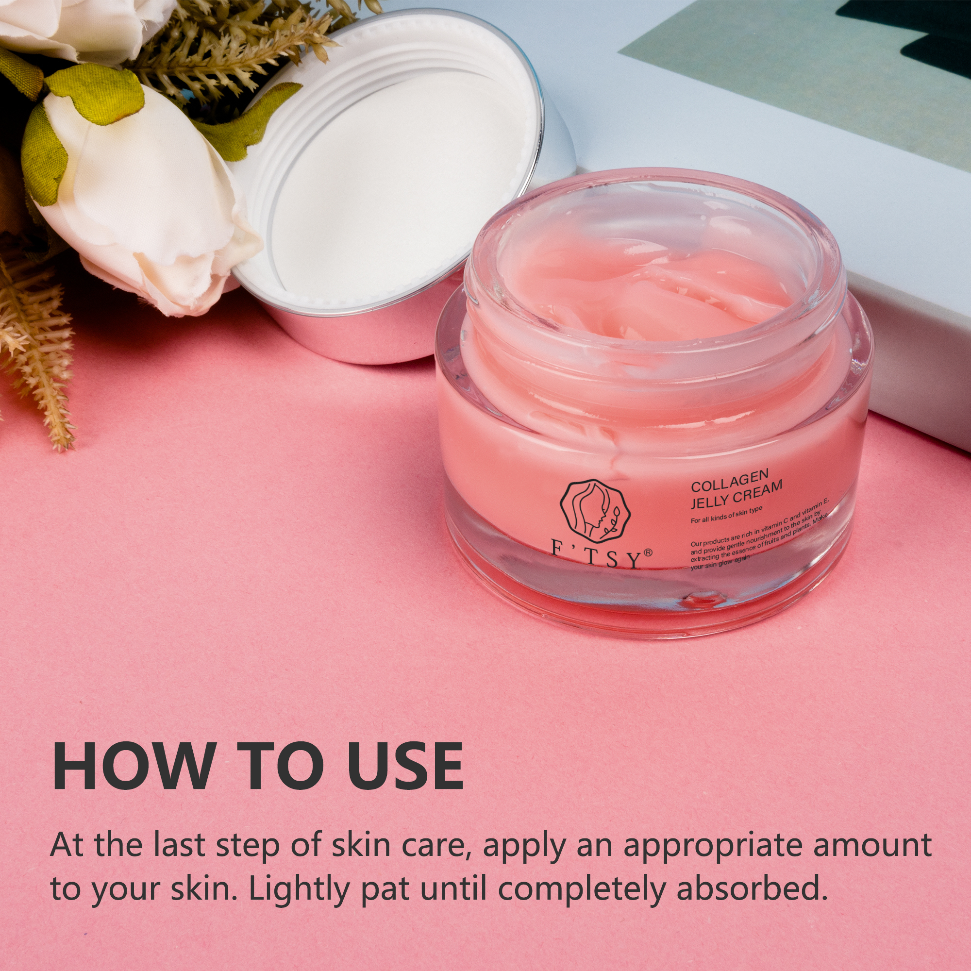 Collagen Jelly Cream Sleep Mask, Whitening