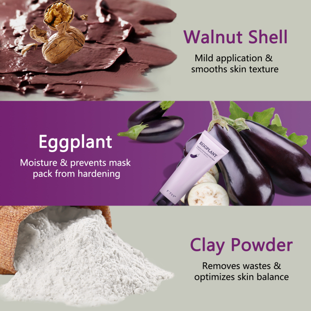 Eggplant Clearing Mud Cream Mask