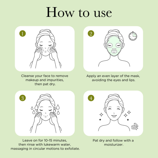 Mung Bean Mud Mask, Oil Control