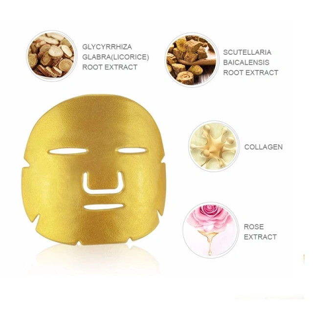 24k Gold Collagen Face Mask Sheet