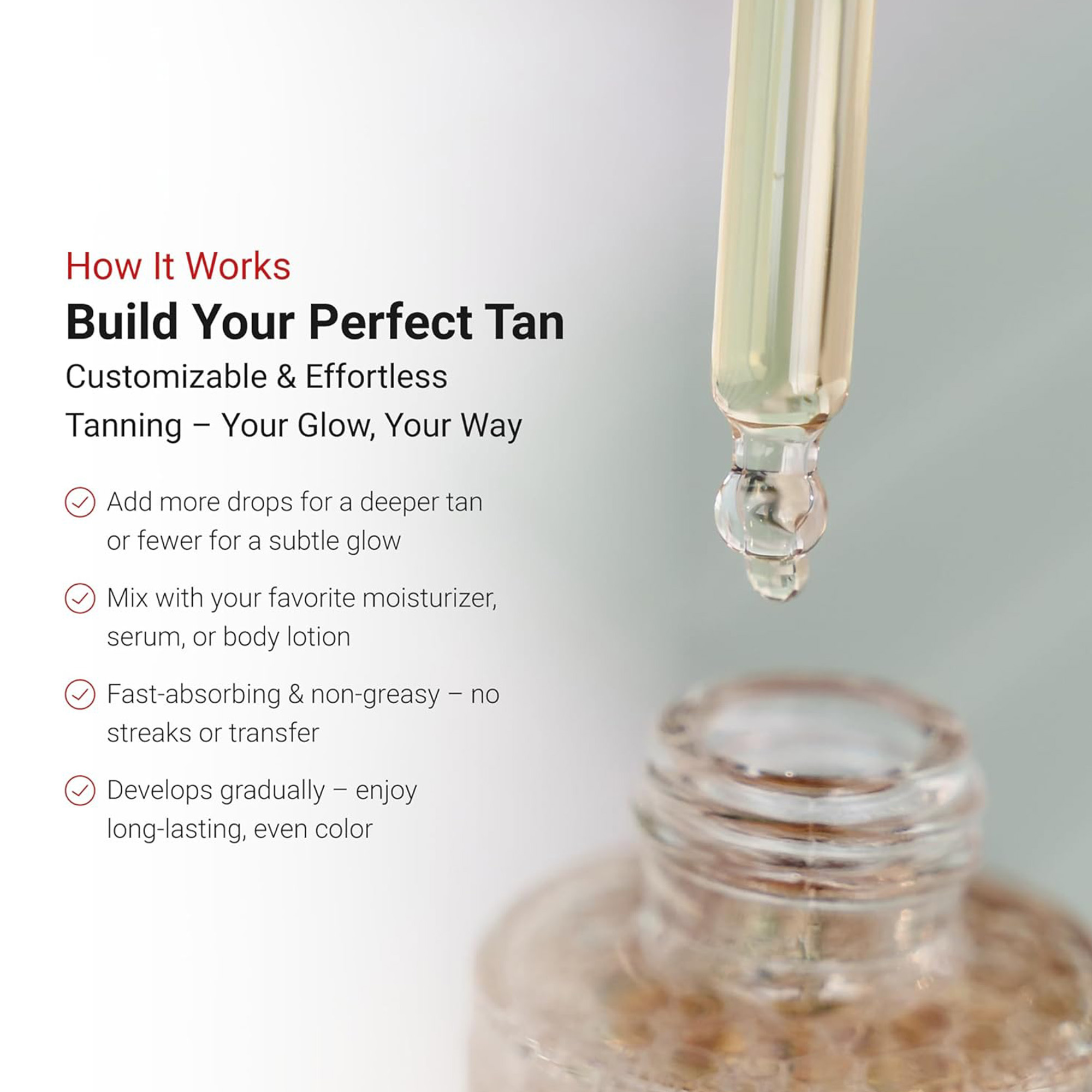 Illuminating Self Tan Drops, DHA Tanning Active