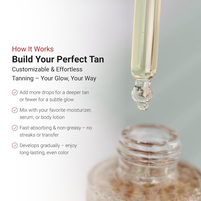 Illuminating Self Tan Drops, DHA Tanning Active