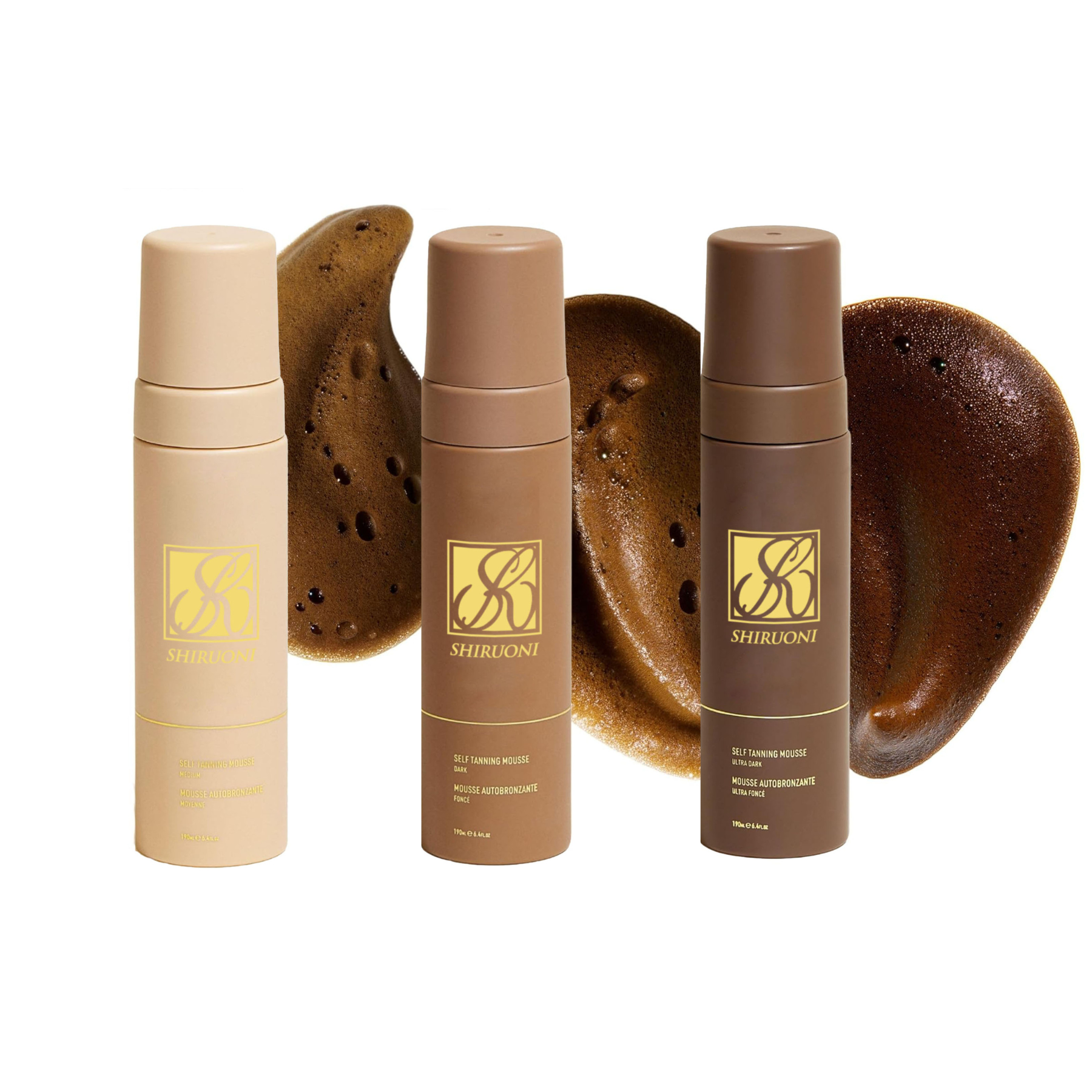 Self-Tanning Mousse, Medium & Dark & Ultra Dark