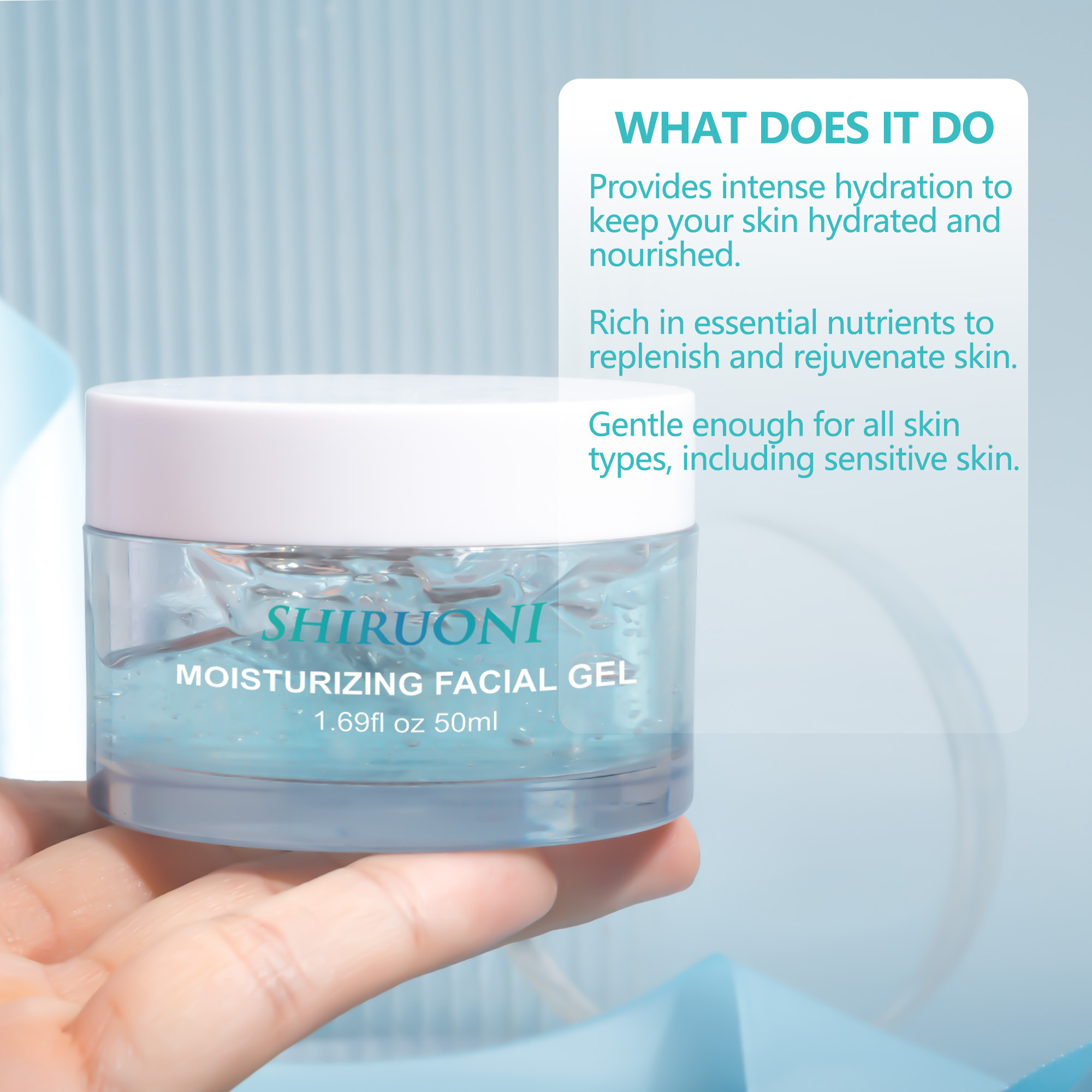 Aloe Vera Hyaluronic Acid Facial Gel