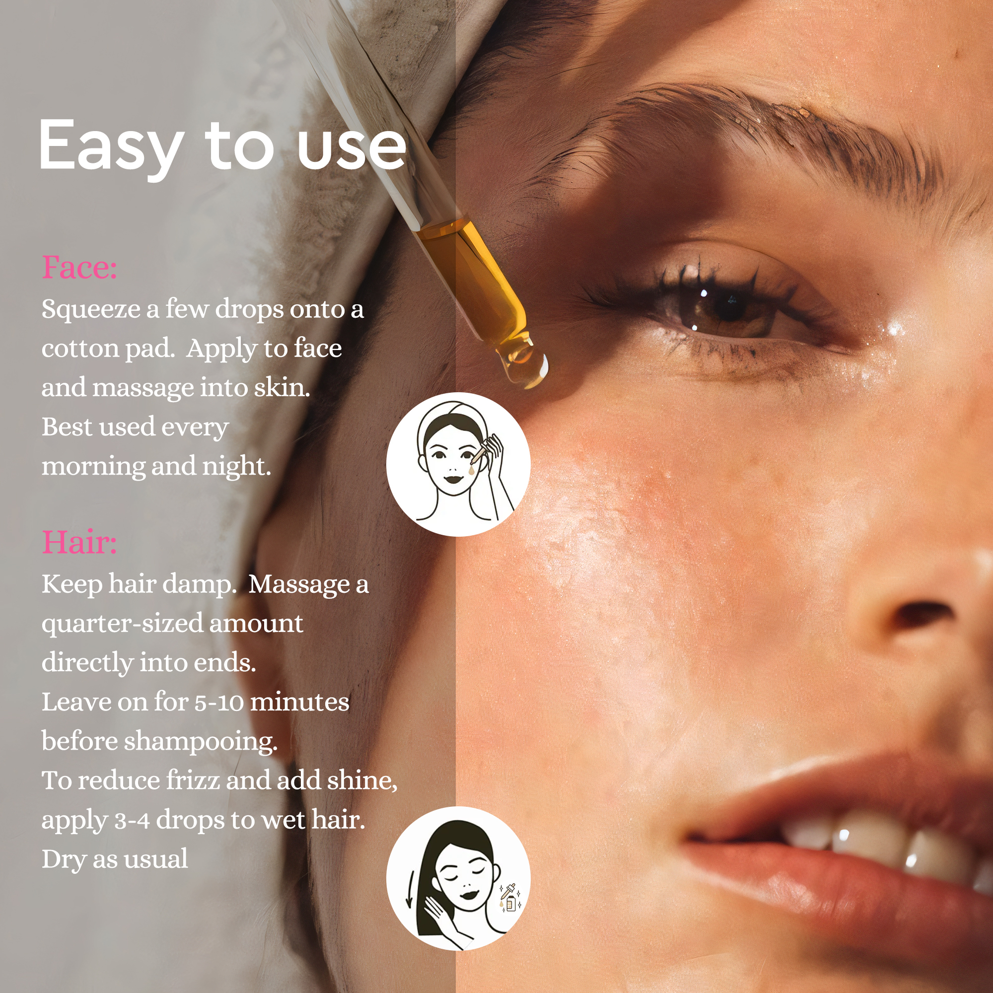 Rosehip Seed Oil, Face & Hair Care