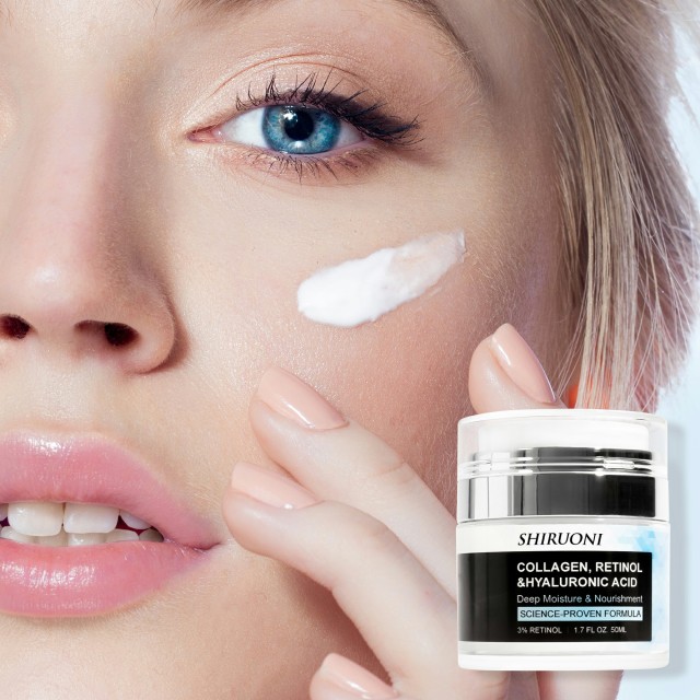 Collagen Retinol Hyaluronic Acid Cream, Anti-Aging
