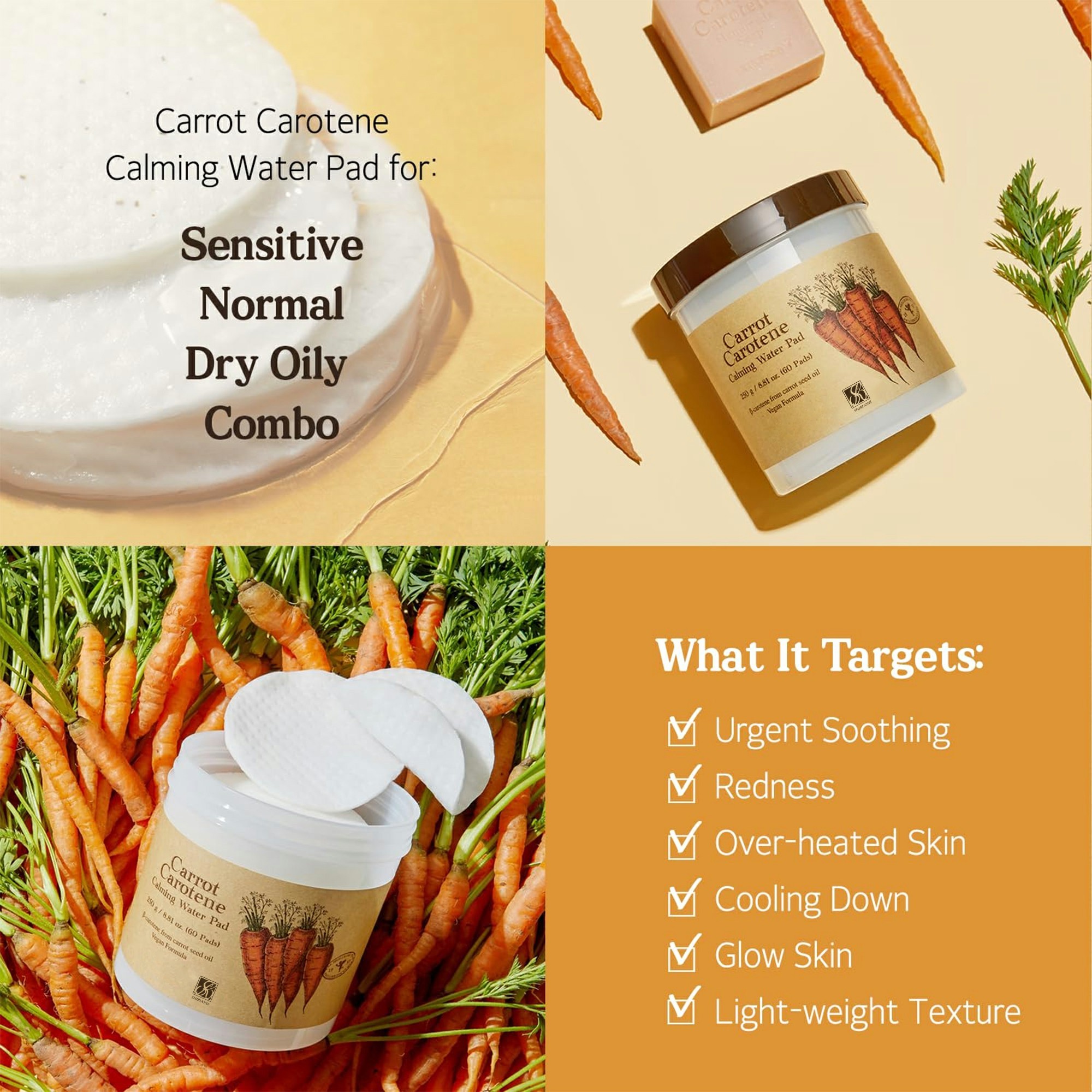 Carrot Carotene Calming Pad