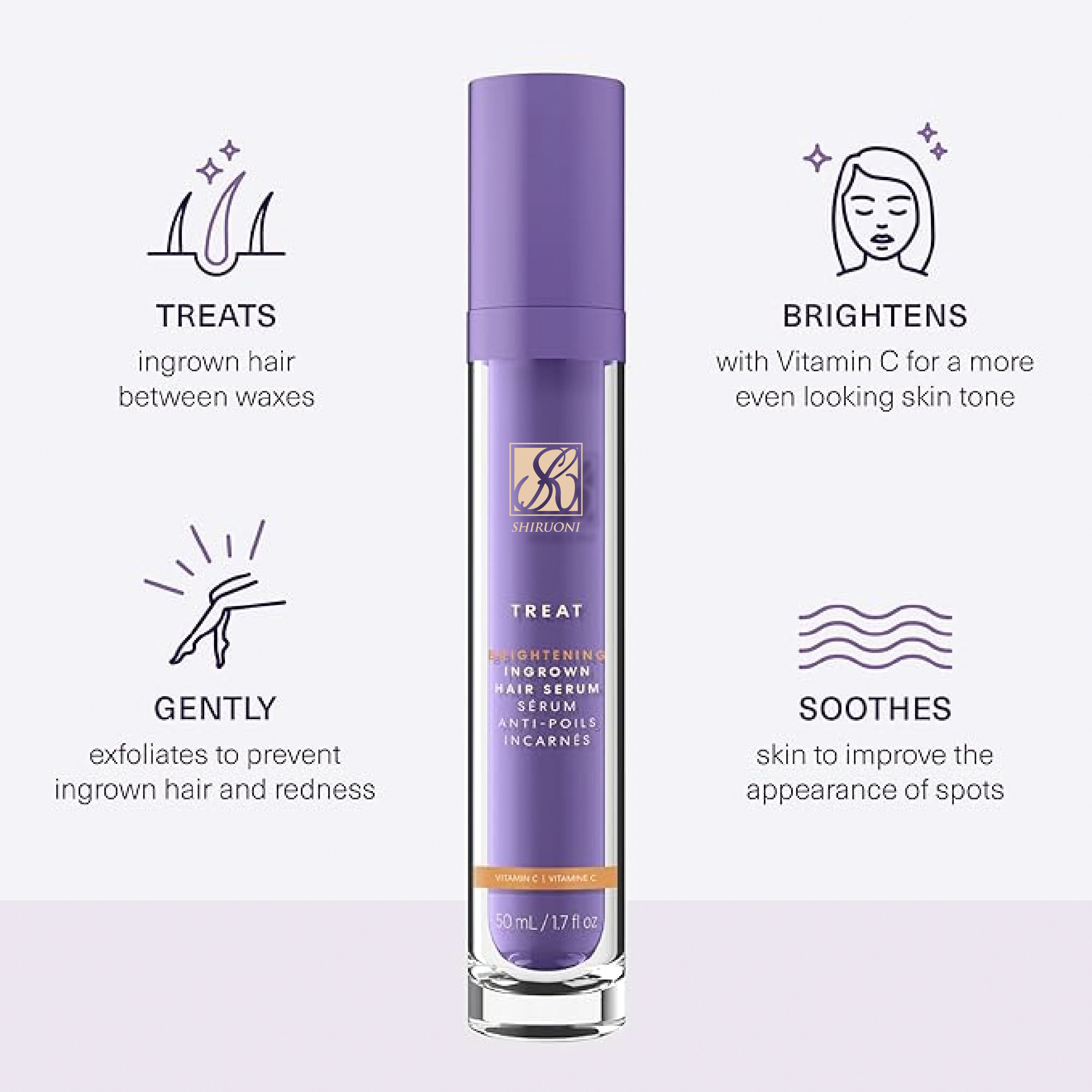 Brightening and Exfoliating Ingrown Hair Serum OEM ODM Supplier