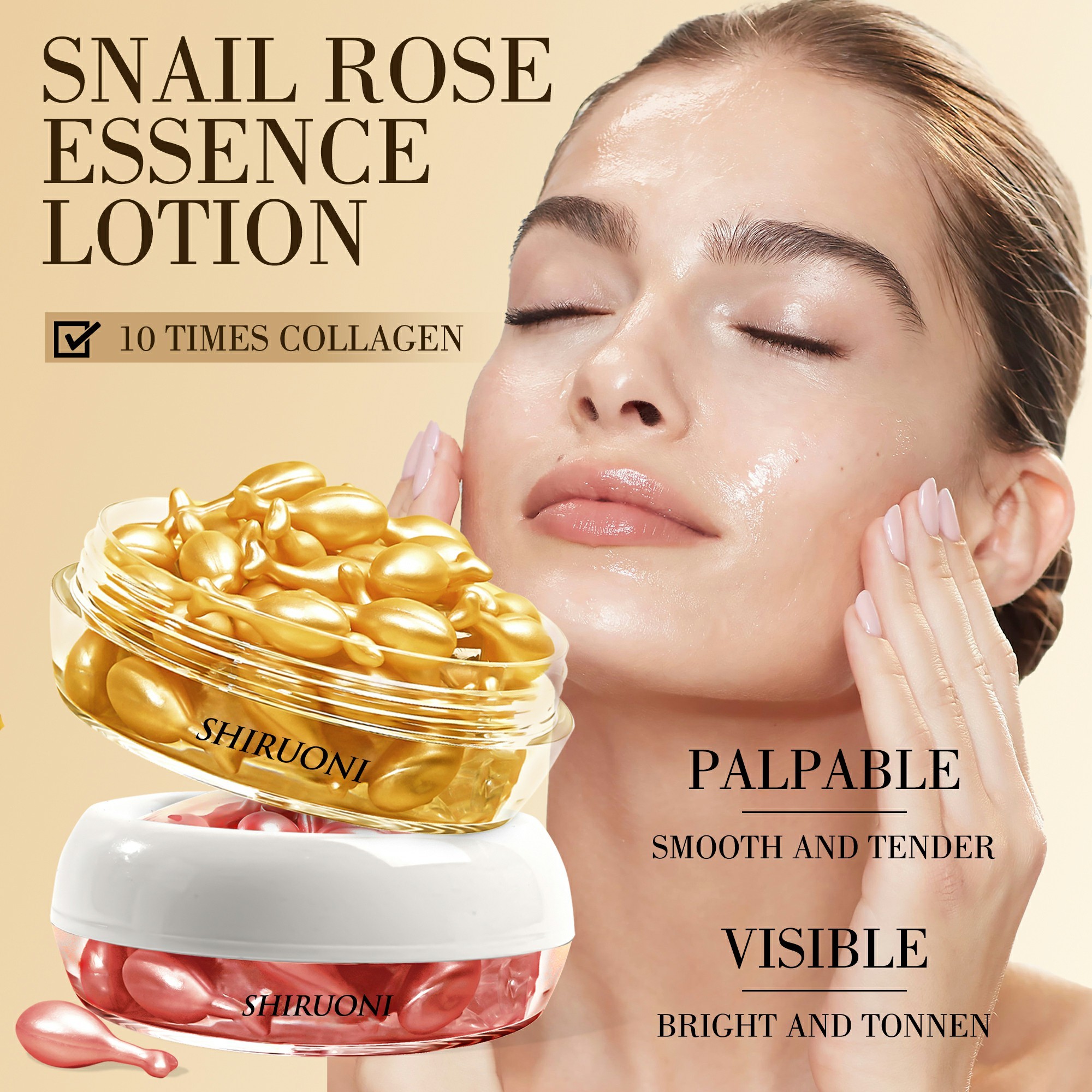 Snail Rose Capsule Serum