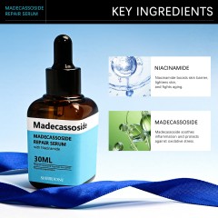 Niacinamide and Madecassoside Custom Repair Serum OEM