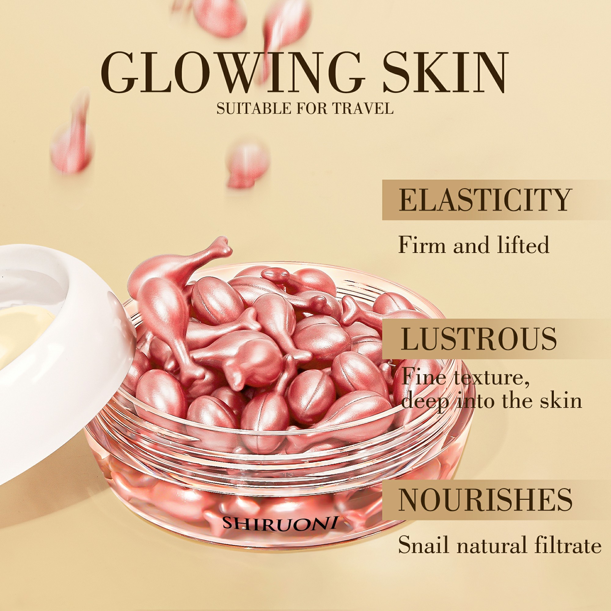 Snail Rose Capsule Serum