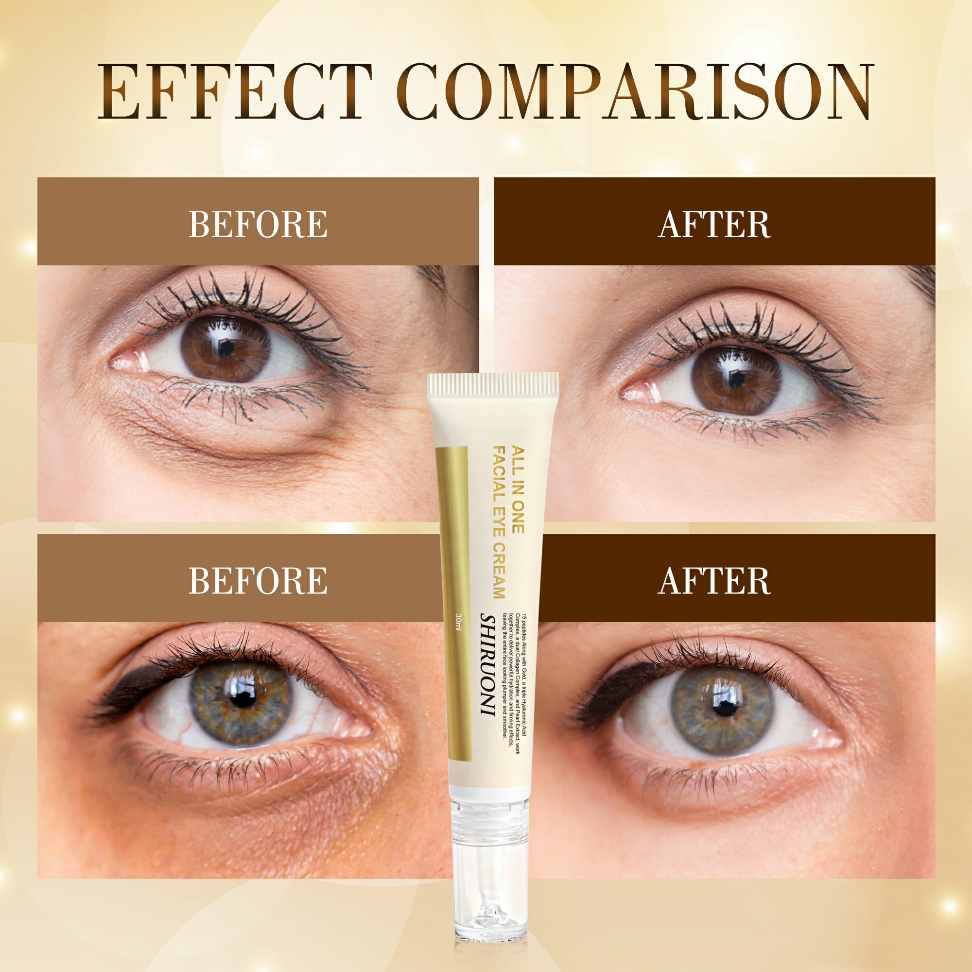 Under Eye Firming Cream Wrinkle Reduction Results