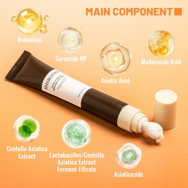 Centella Asiatica Bakuchiol Ceramide Eye Cream Factory