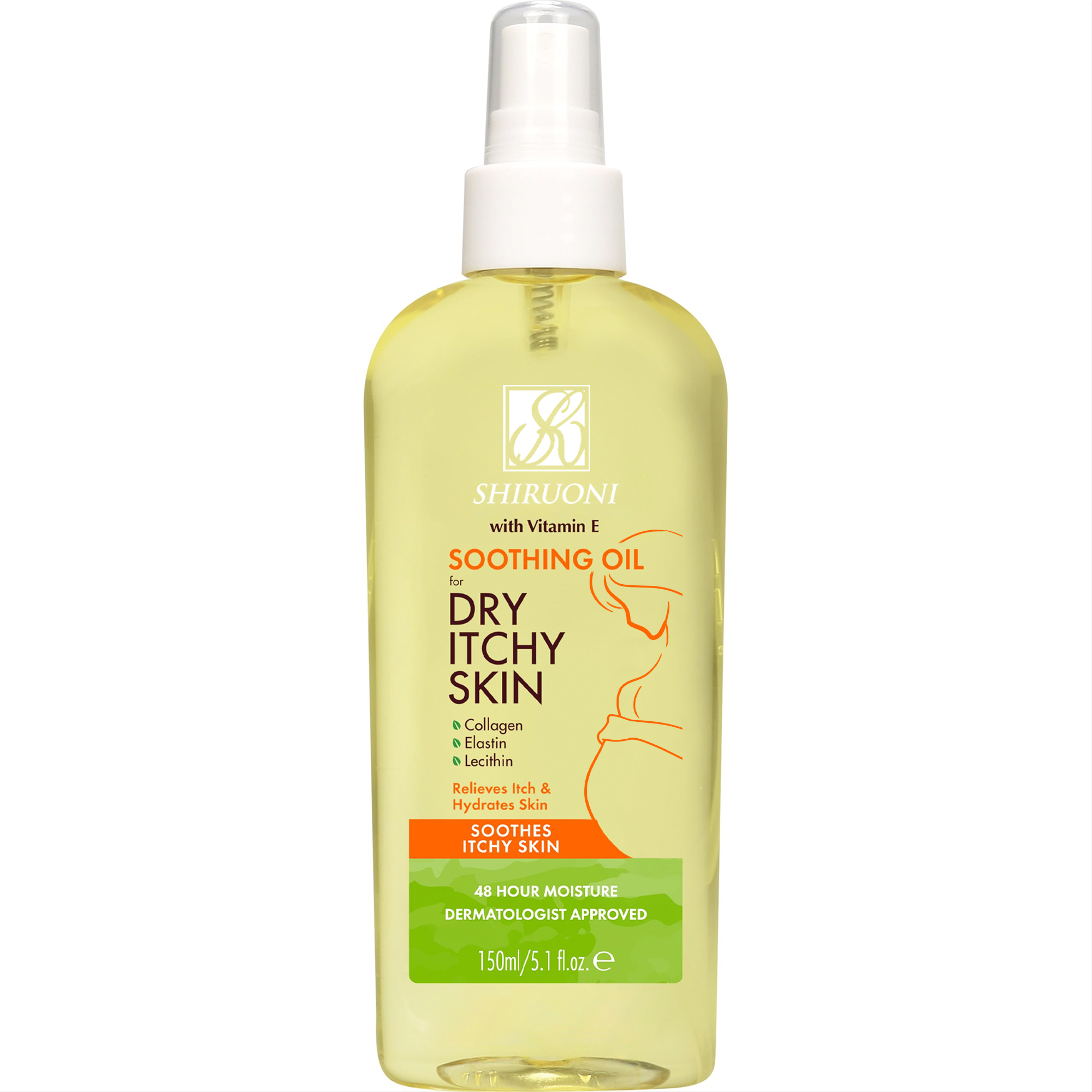 pregnancy skin products body oil with collagen and elastin factory