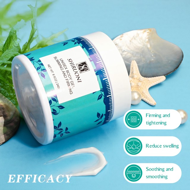 Private label belly skin tightening cream with ginger & seaweed