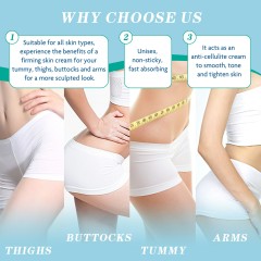 Custom anti-cellulite cream for thighs and arms