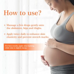 organic belly oil for stretch mark prevention private label