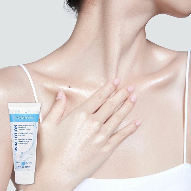 Moisturizing lotion for swimmers gym spa pool skincare