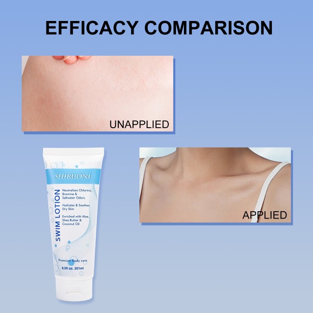 After Swimming Lotion Chlorine Neutralizing Results