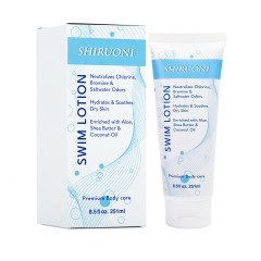 OEM swim lotion private label packaging design