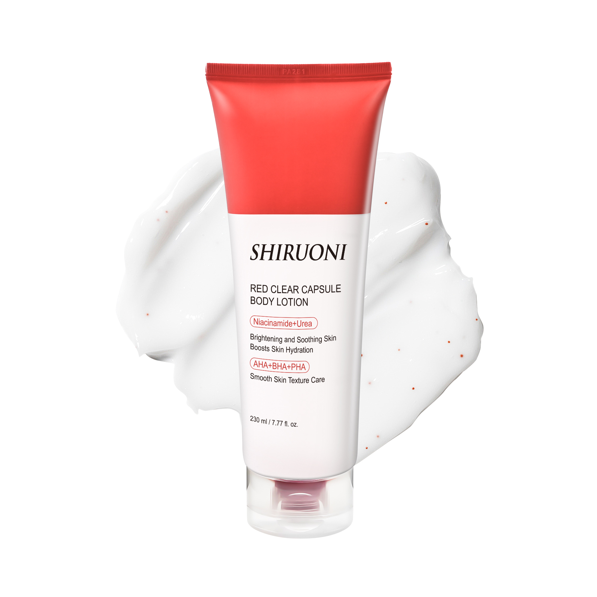 brightening body lotion with niacinamide and urea oem factory