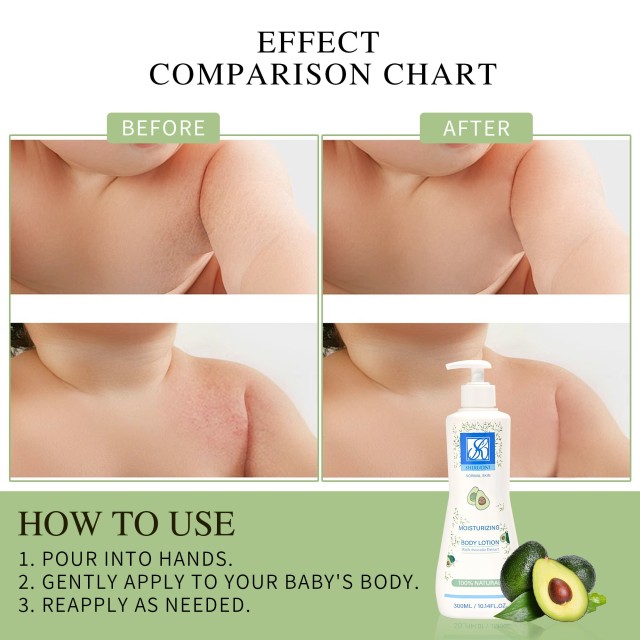 baby avocado lotion gentle safe hydrating body care factory