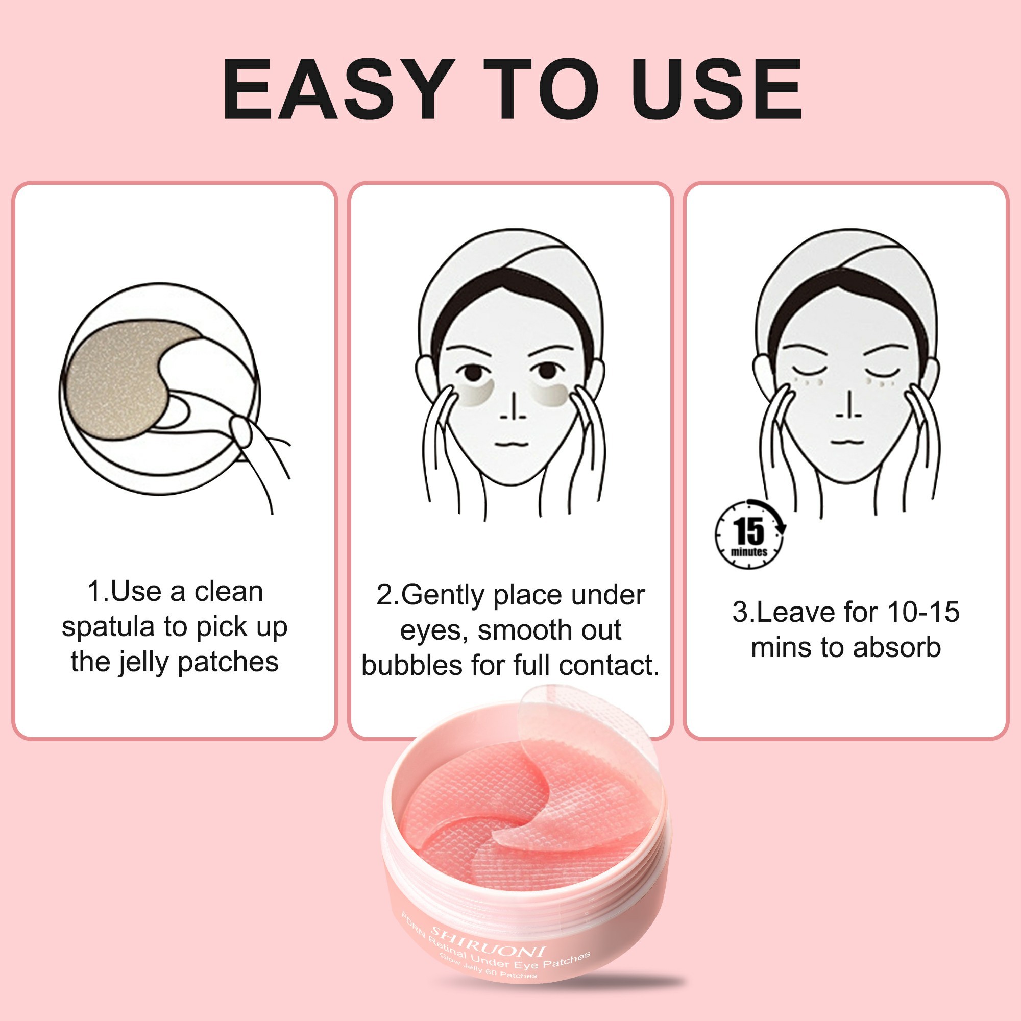 Brightening hydrogel under eye patches private label