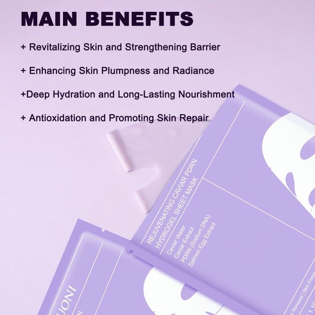 Wholesale hydrogel sheet mask OEM supplier for skincare brands