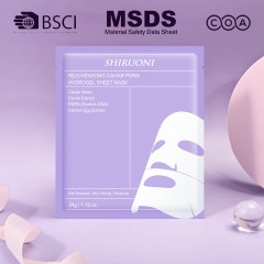 Custom PDRN hydrogel mask for radiance and skin repair
