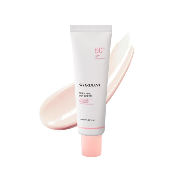 PDRN pink sunscreen SPF50+ PA++++ OEM factory