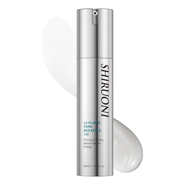 Plante PDRN Hyaluronic Bioleedle Serum bottle with vegan reedle technology