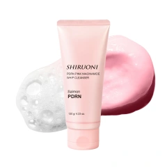 Unique mask-to-foam texture salmon DNA facial cleanser factory