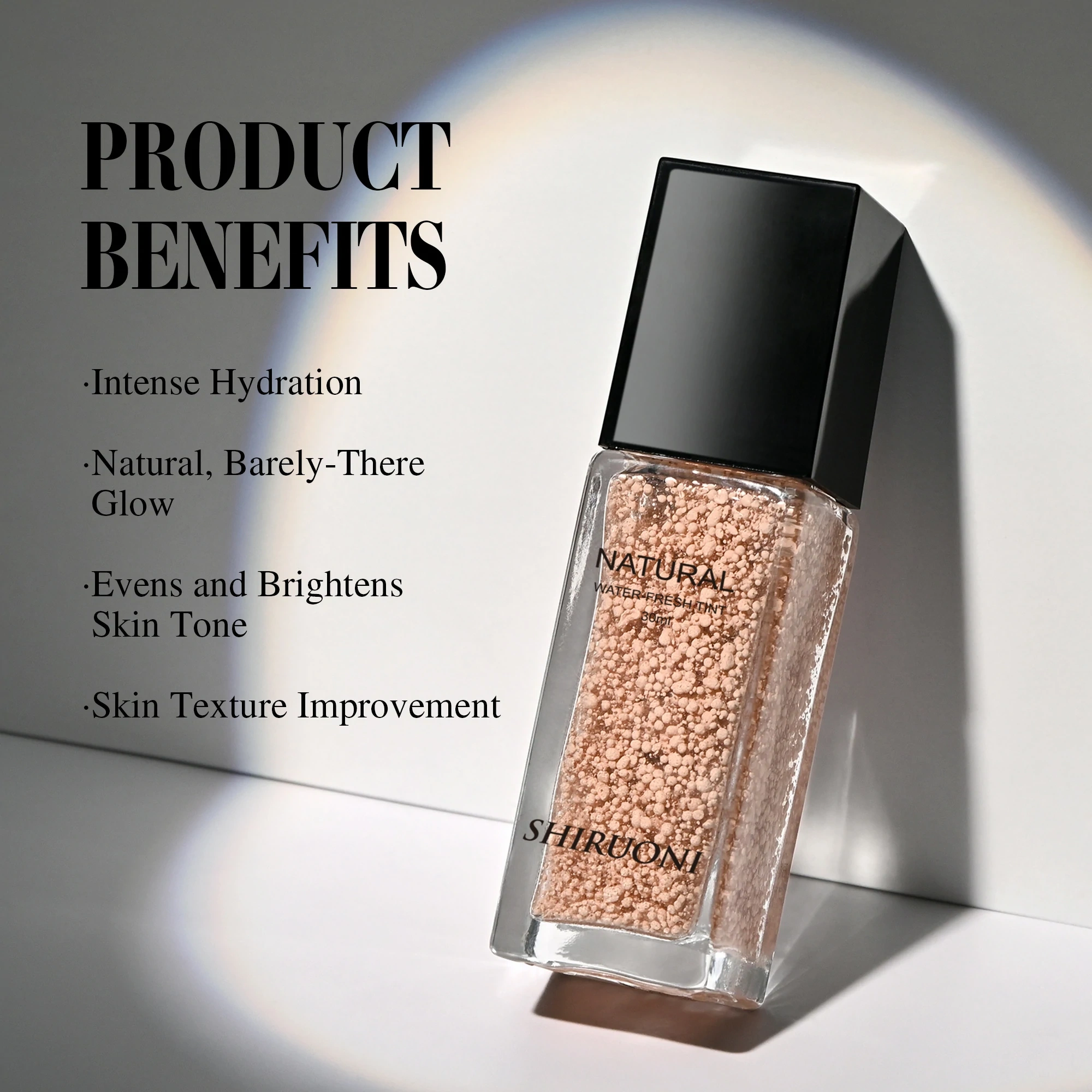 oem liquid foundation factory china:
Intense hydration and skin nourishment
Evens and brightens skin tone
Improves texture and radiance
Creates a natural, barely-there glow