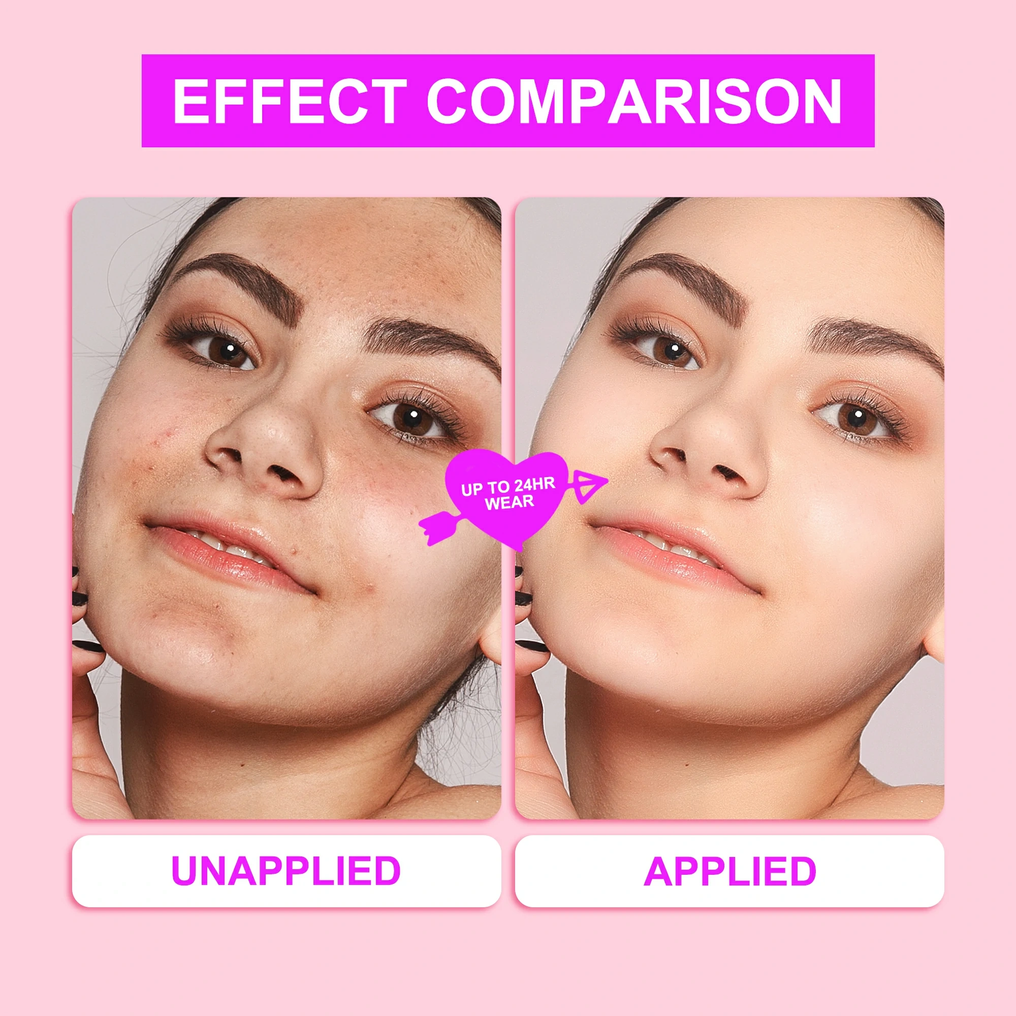 Efficacy comparison : polyglutamic acid hydrating makeup primer &gripping primer and setting spray duo oem  
