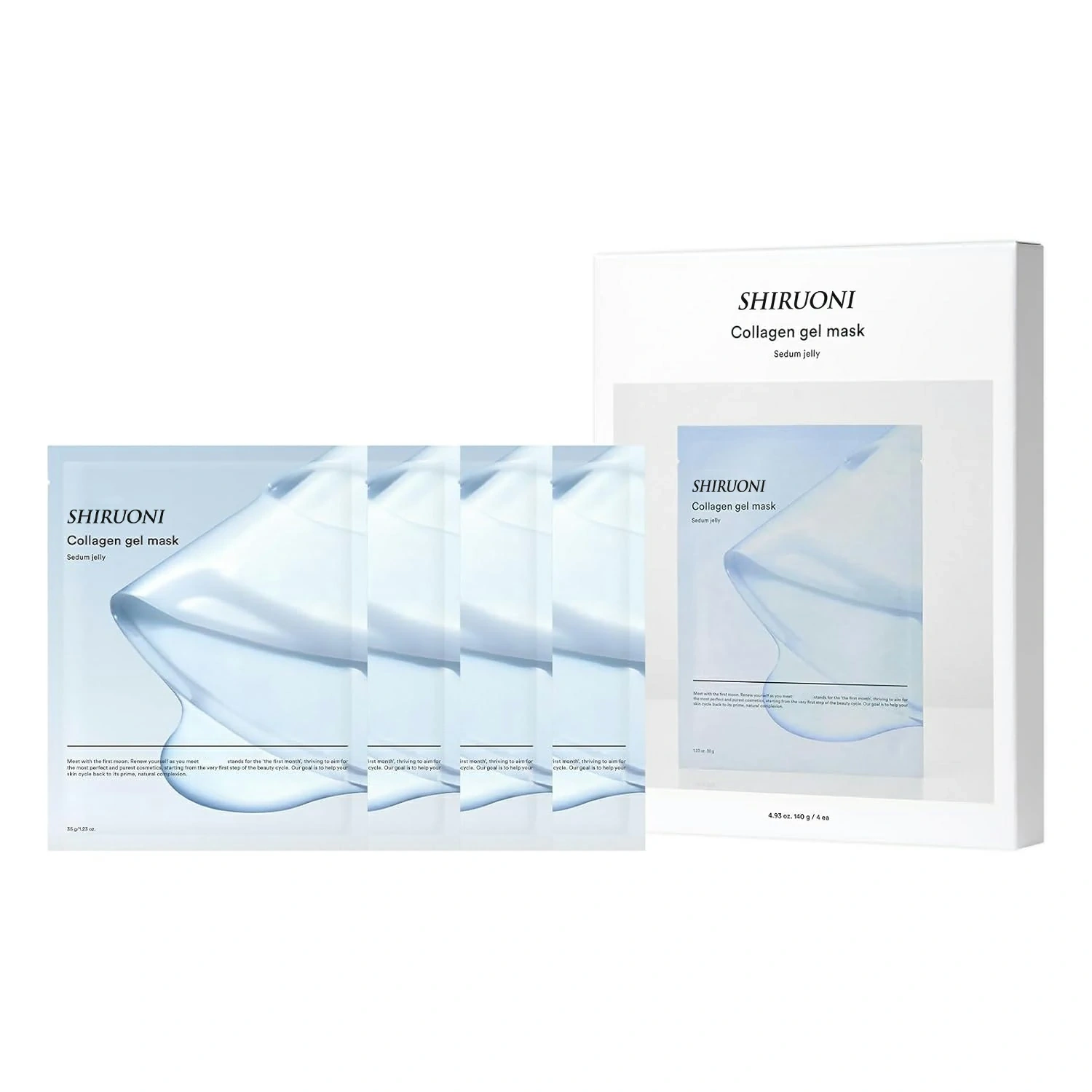 vegan collagen jelly mask sheet oem skincare