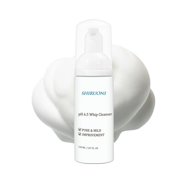 OEM pH 6.5 gentle whip cleanser bottle
