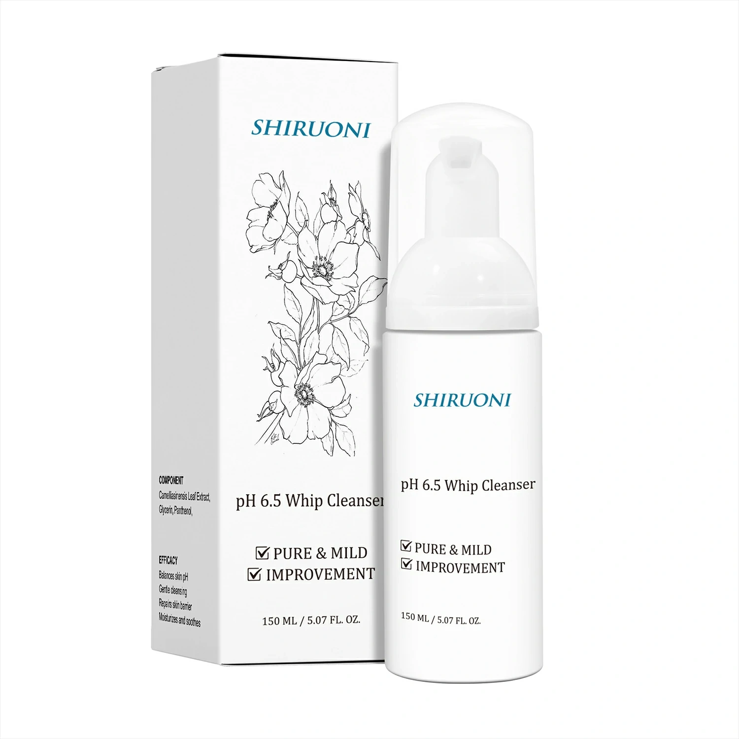 OEM pH 6.5 gentle whip cleanser